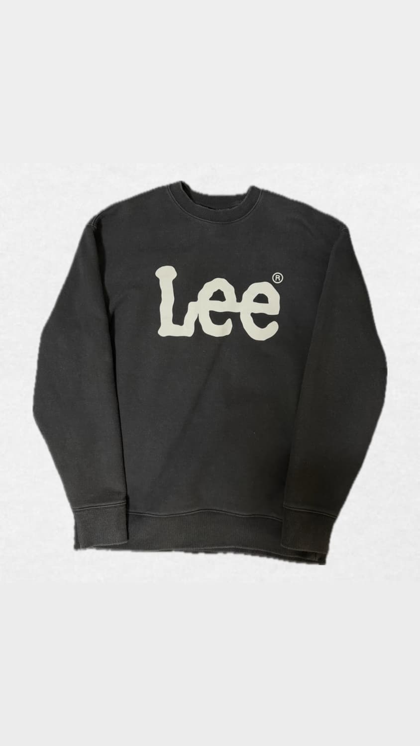 LEE 맨투맨 블랙 상품이미지2