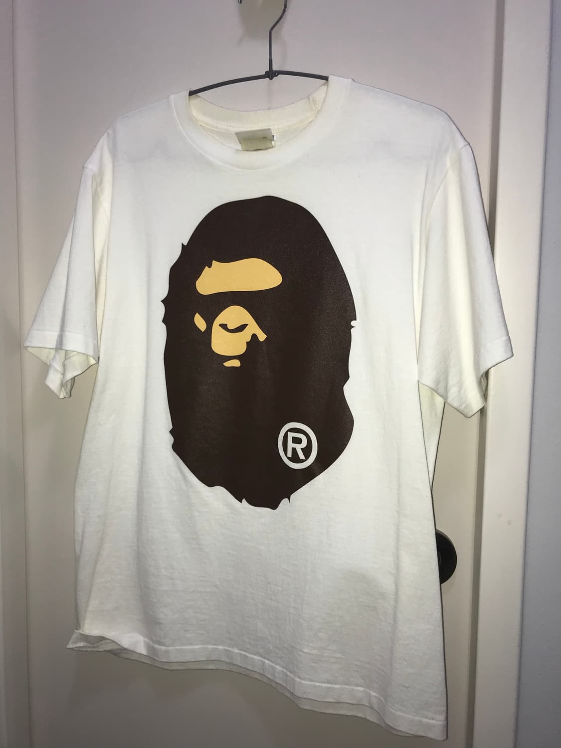 베이프 반팔 화이트 M 상품이미지1