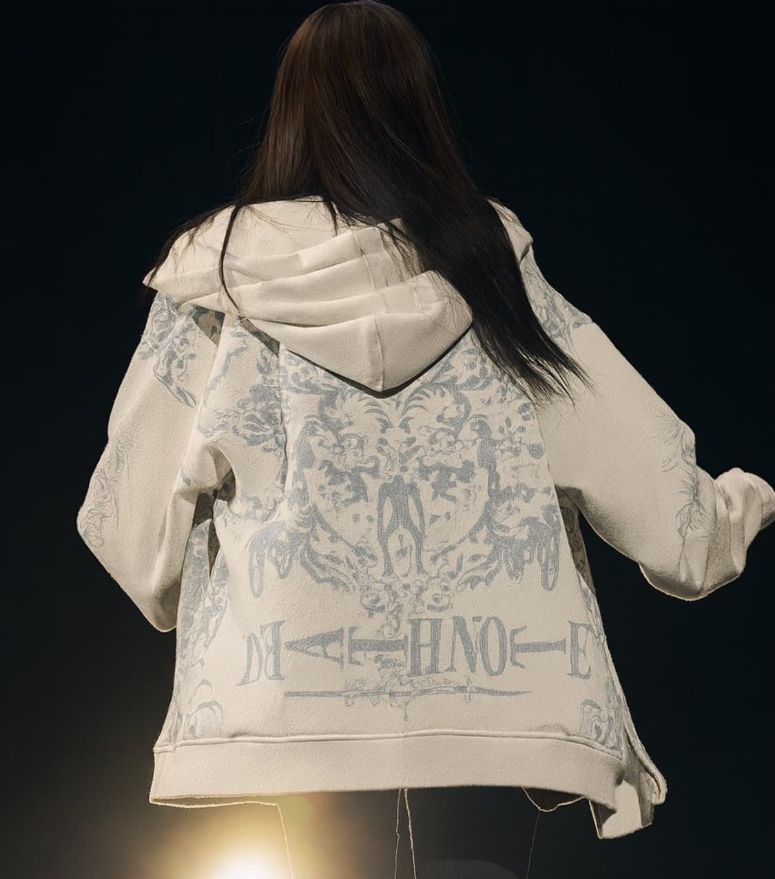 [유일매물] 데스노트 리벤지 후드집업 화이트 XL 지젤 상품이미지3