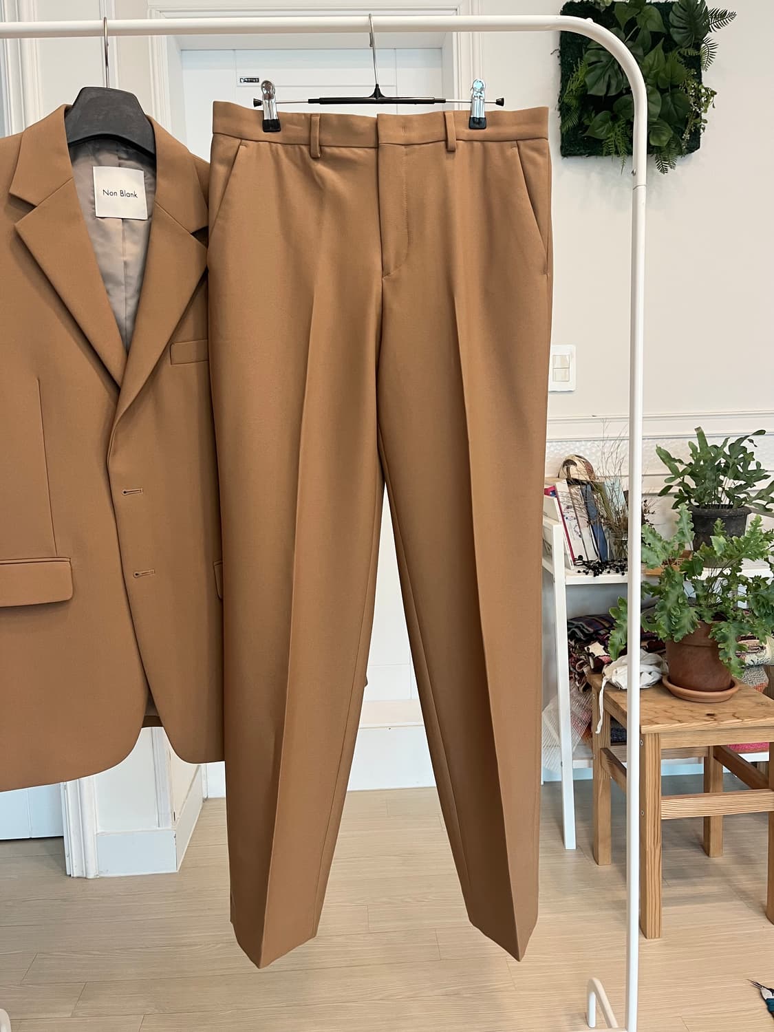 넌블랭크 베이지 셋업 수트 상품이미지6