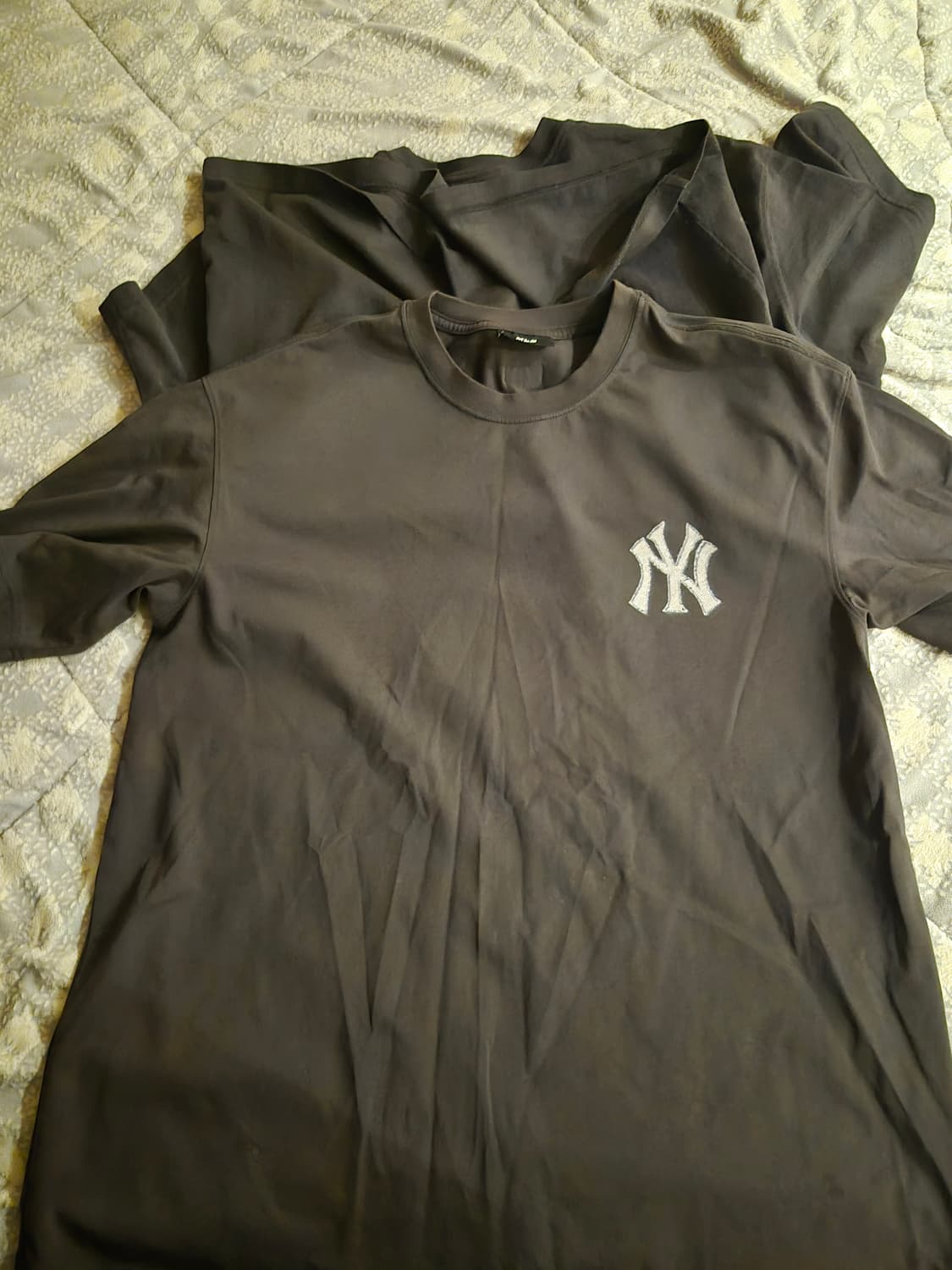 MLB 데님라이크 모노티브 오버핏 반팔 티셔츠 [2XL XXL] 상품이미지1