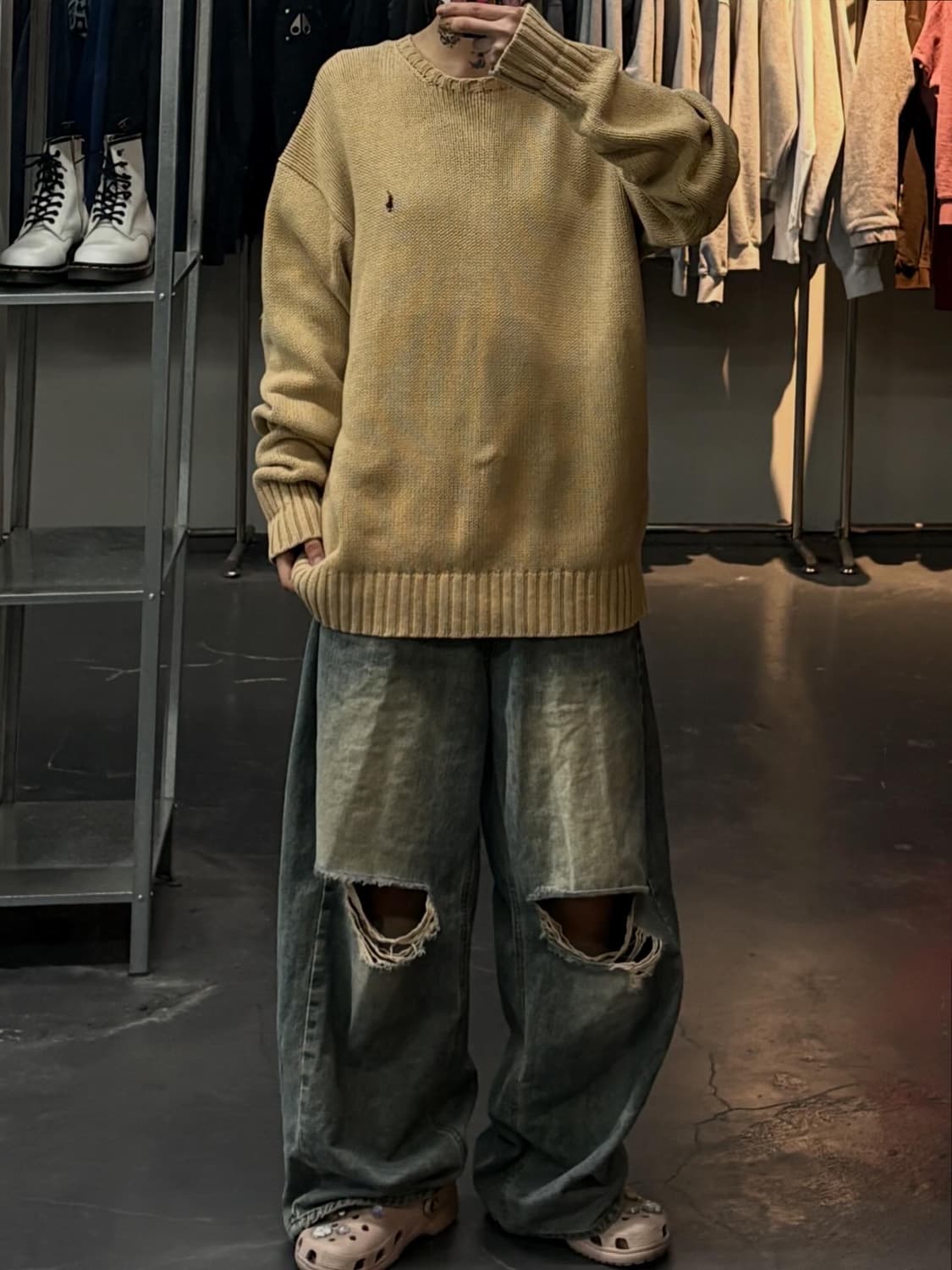 폴로랄프로렌 베이직 코튼 니트 스웨터  A3561 상품이미지1