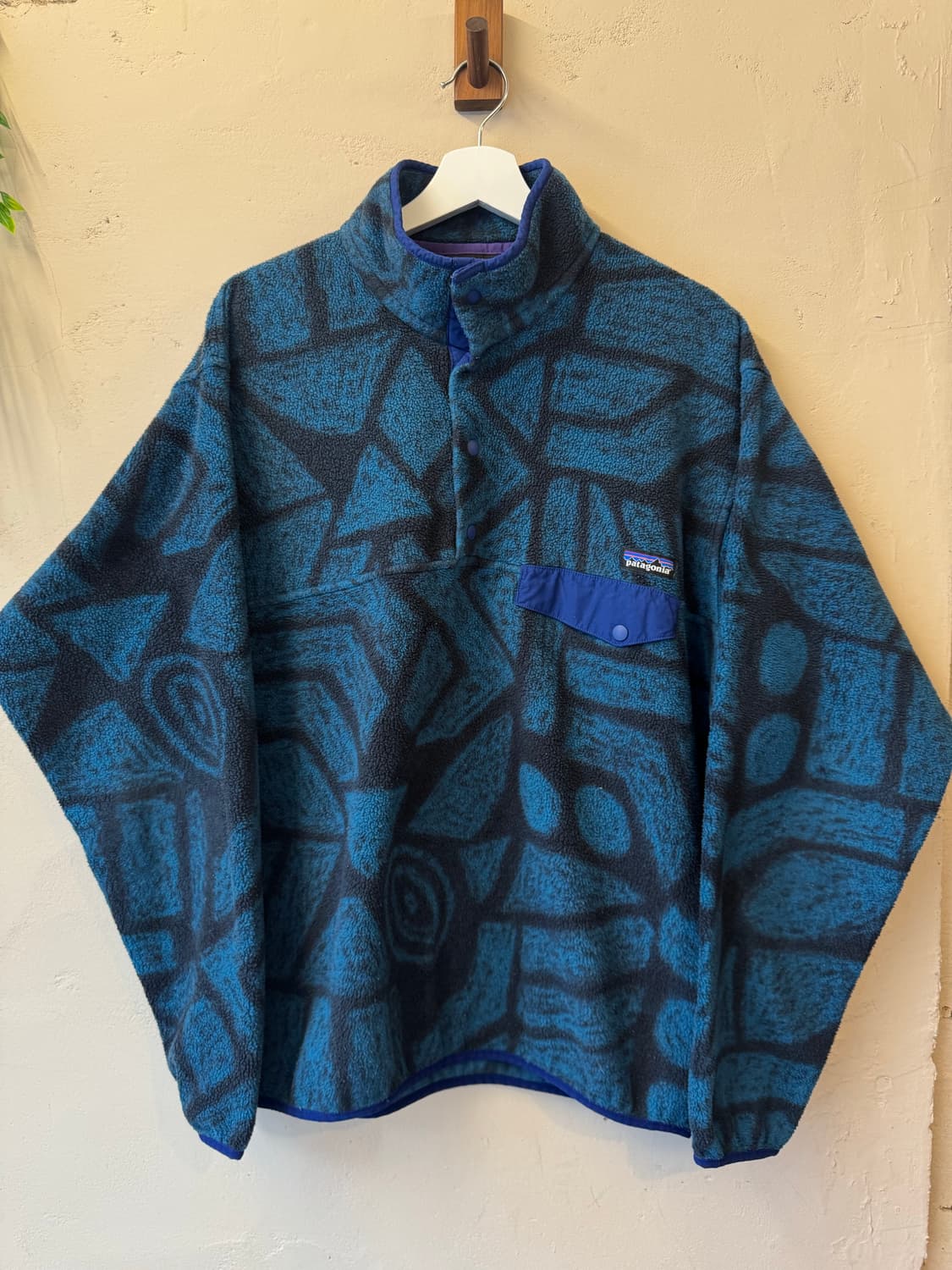 파타고니아 신칠라 블루 스톤 아즈텍 패턴 L 상품이미지1