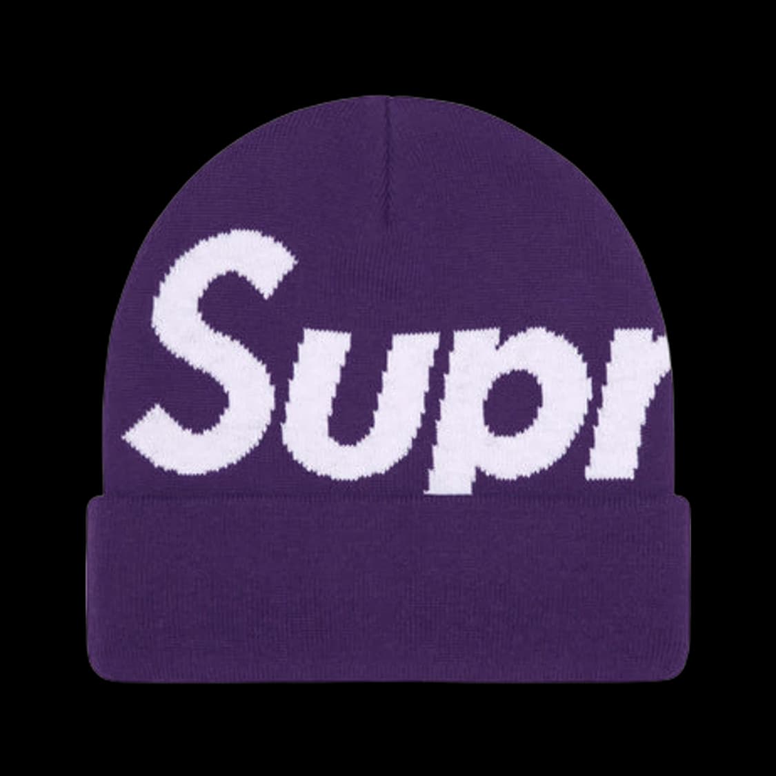 슈프림 빅 로고 비니 퍼플  상품이미지1