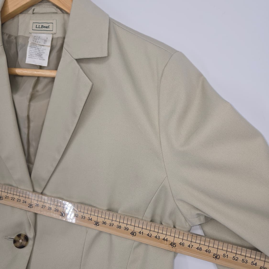 L.L.Bean 여성 베이지색 블레이저 S 상품이미지5
