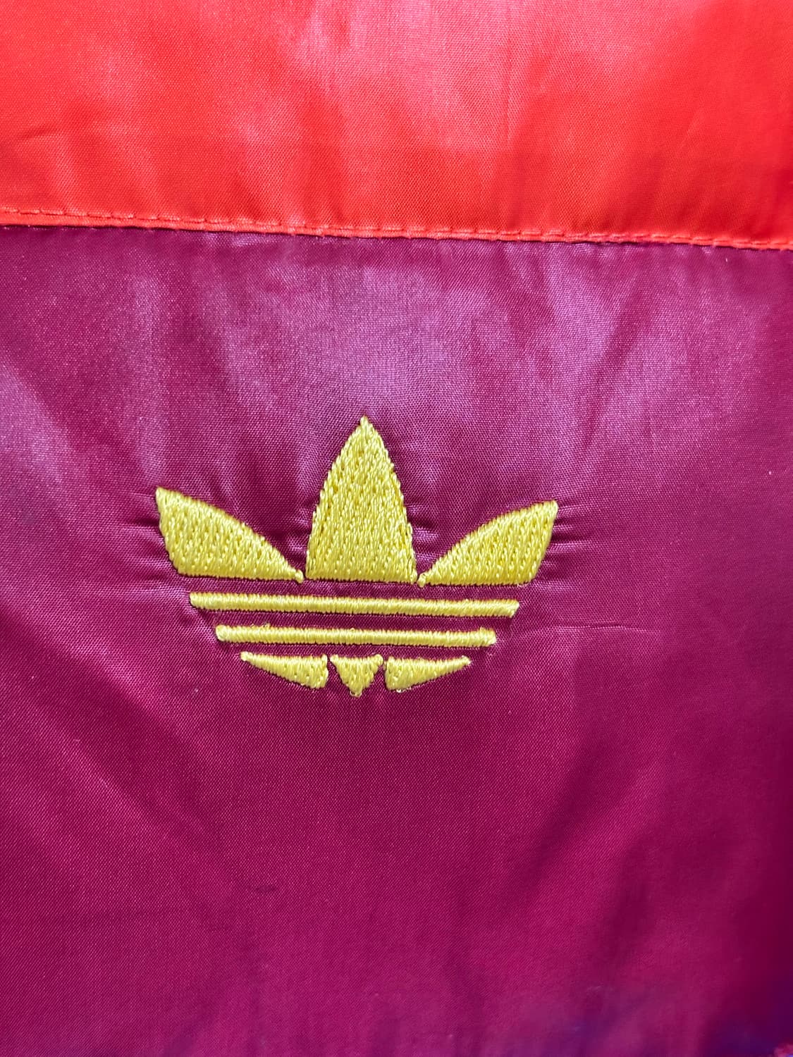 빈티지 아디다스 컬러블록 덕다운 오리털 패딩 상품이미지3