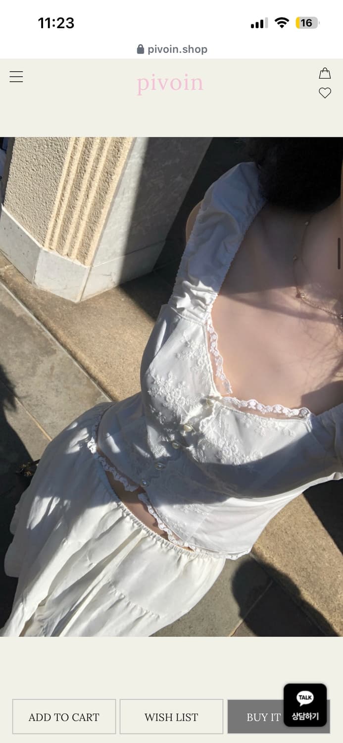 피브안 스완 레이스 블라우스 s m 상품이미지7