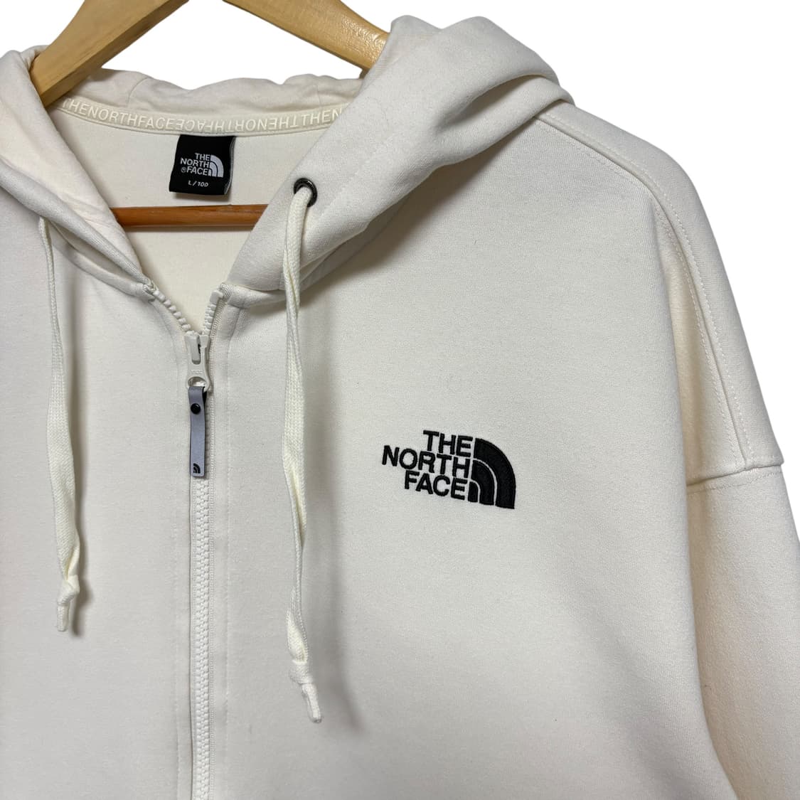 3867 노스페이스 아이보리 후드집업 상품이미지2