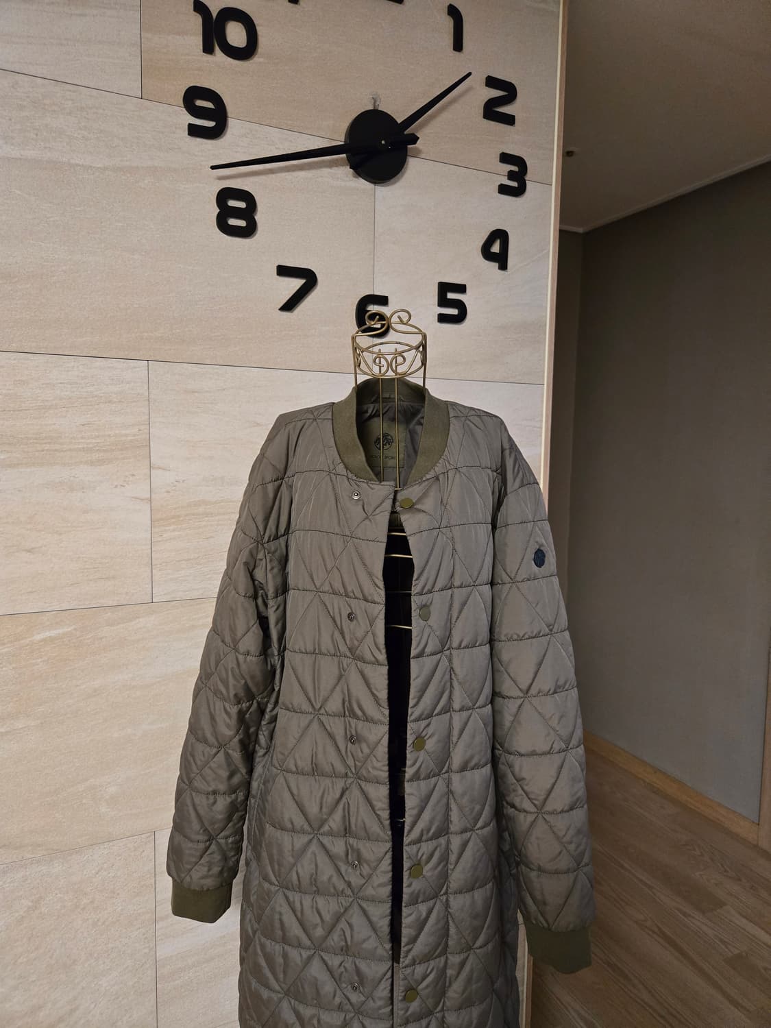 [95] 코오롱스포츠 여자 퀼팅 롱 자켓 상품이미지2