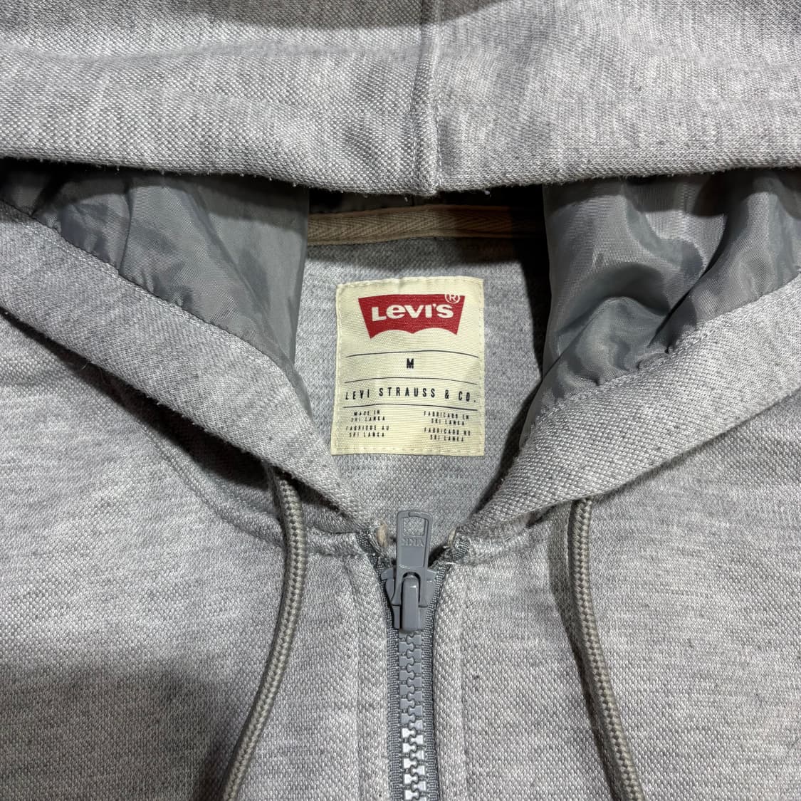 리바이스 그레이 후드집업 상품이미지4