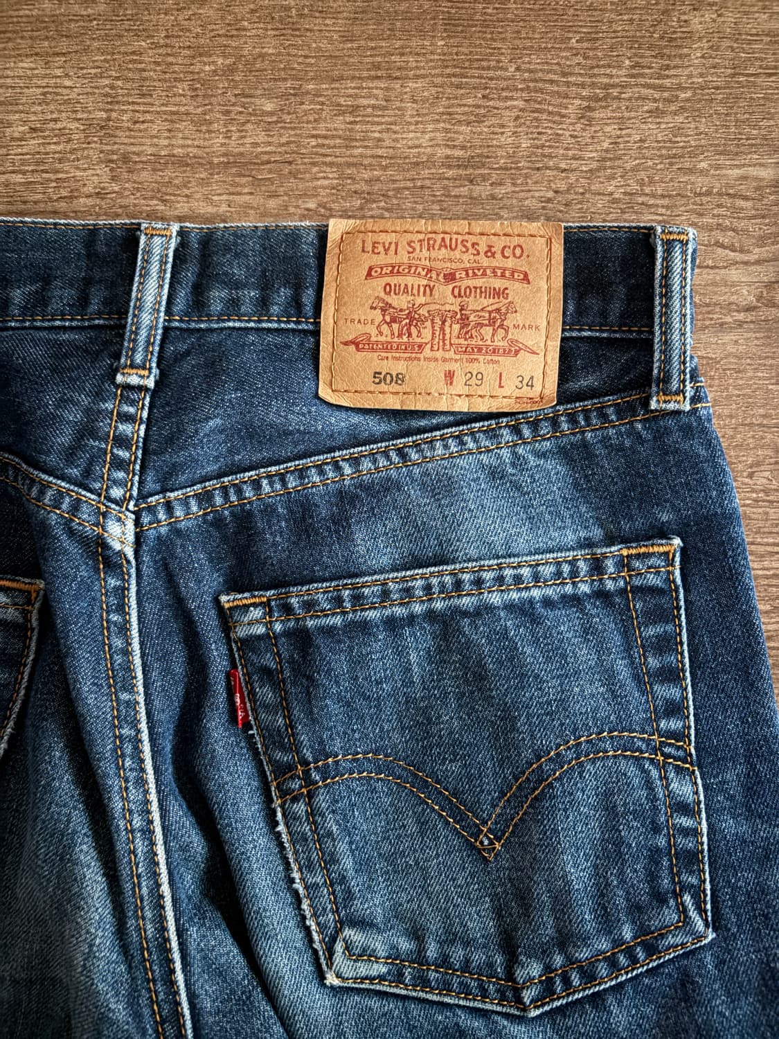 90s Levi's Denim 508 JAPAN 29/34 상품이미지4