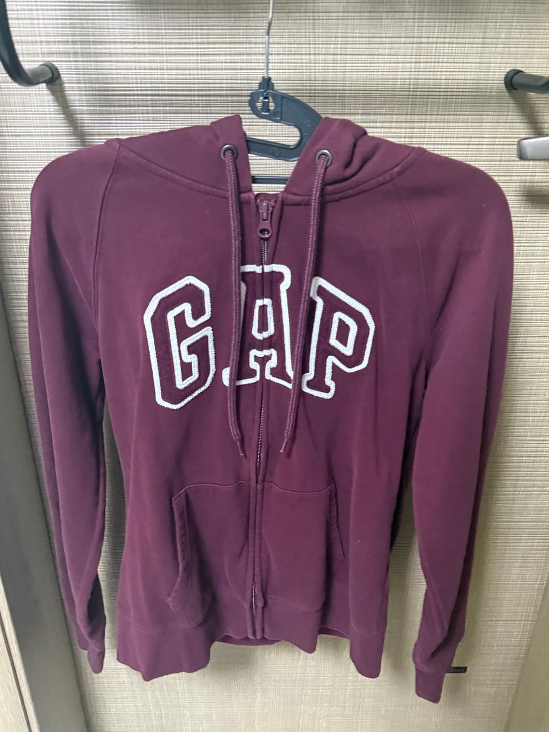 GAP 후드집업 버건디 M 상품이미지3