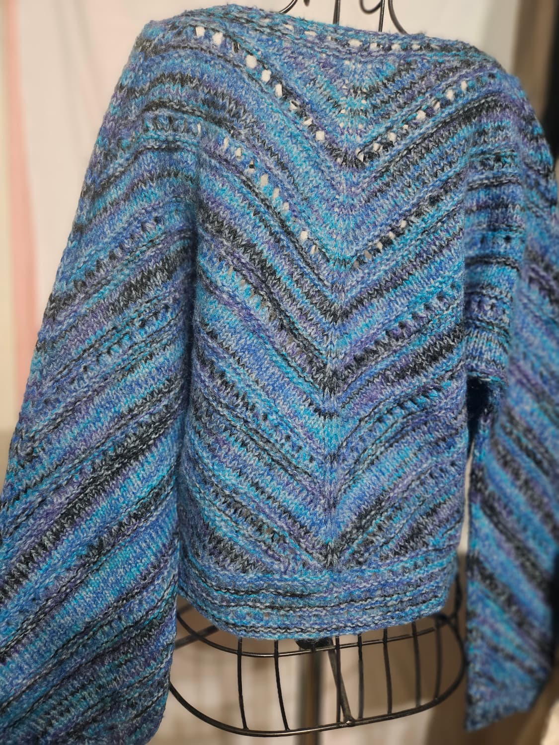 믹스컬러 니트 가디건 상품이미지5