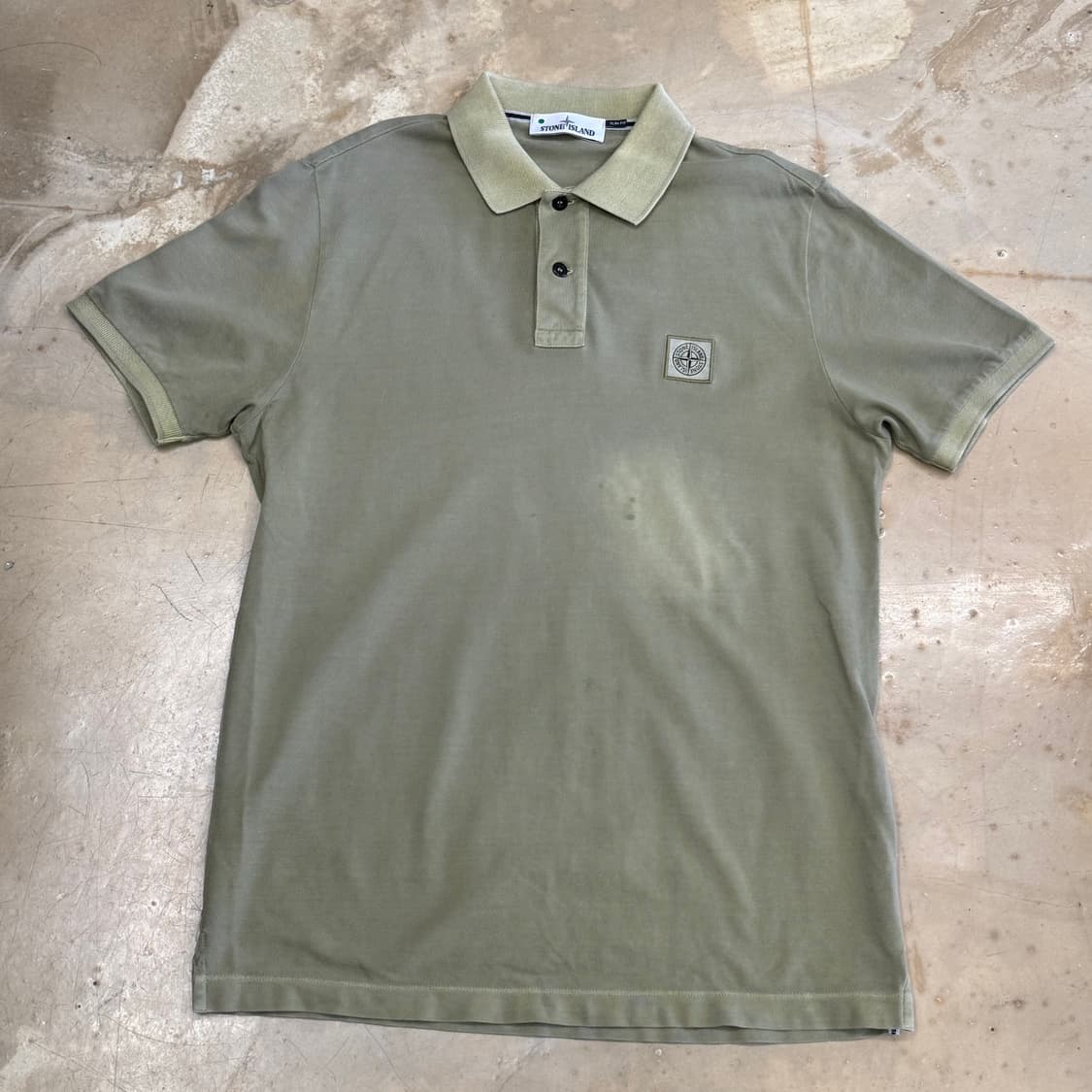 L 스톤아일랜드 카라 반팔티 상품이미지2