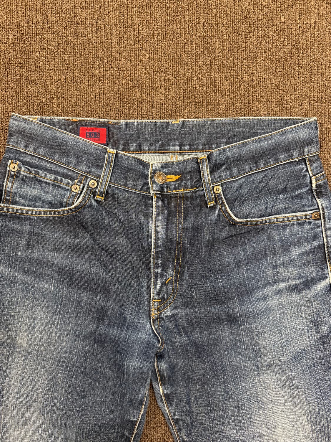 31)에드윈 503 빈티지 워싱 데님팬츠 상품이미지2