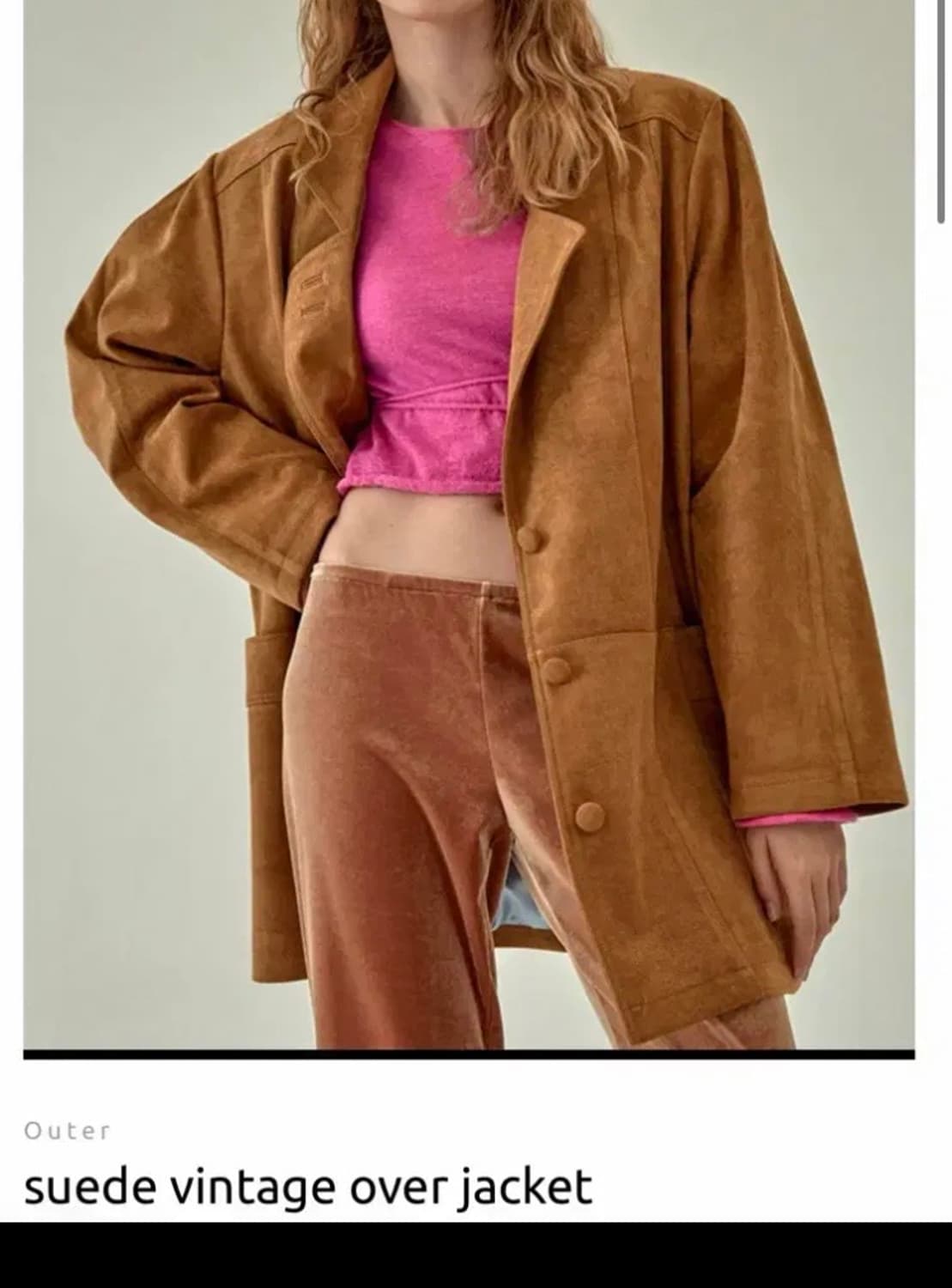 오버듀플레어 스웨이드 자켓 상품이미지9