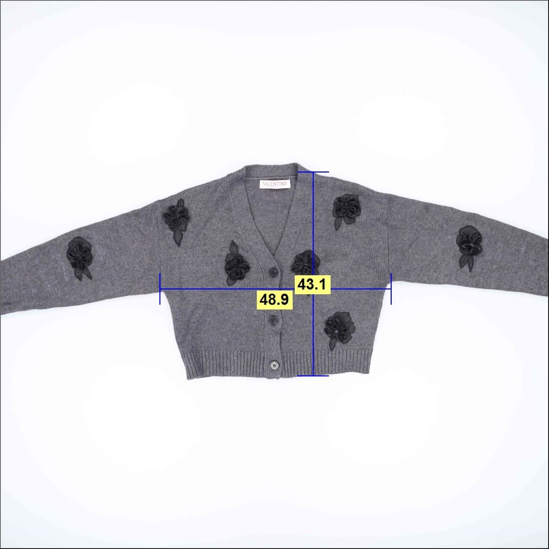 L 발렌티노 여성 울플라워 니트 0309H1 상품이미지8