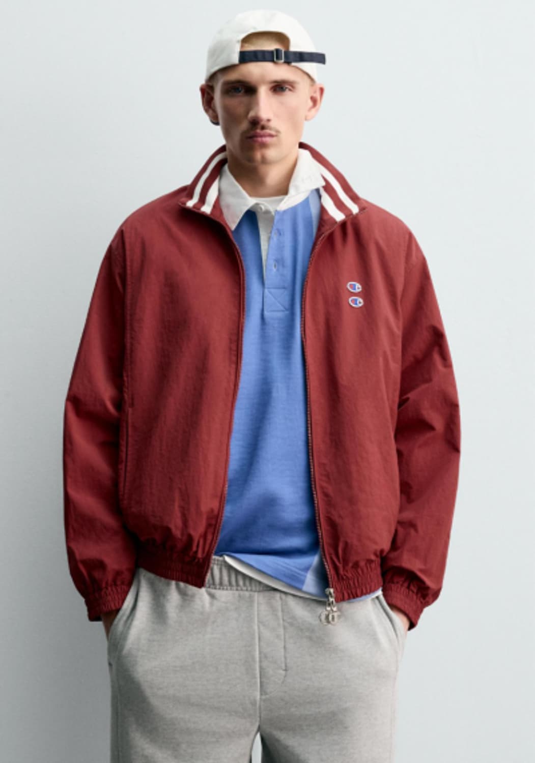 자라 테크니컬 패치 집업 재킷 X 챔피온 상품이미지3