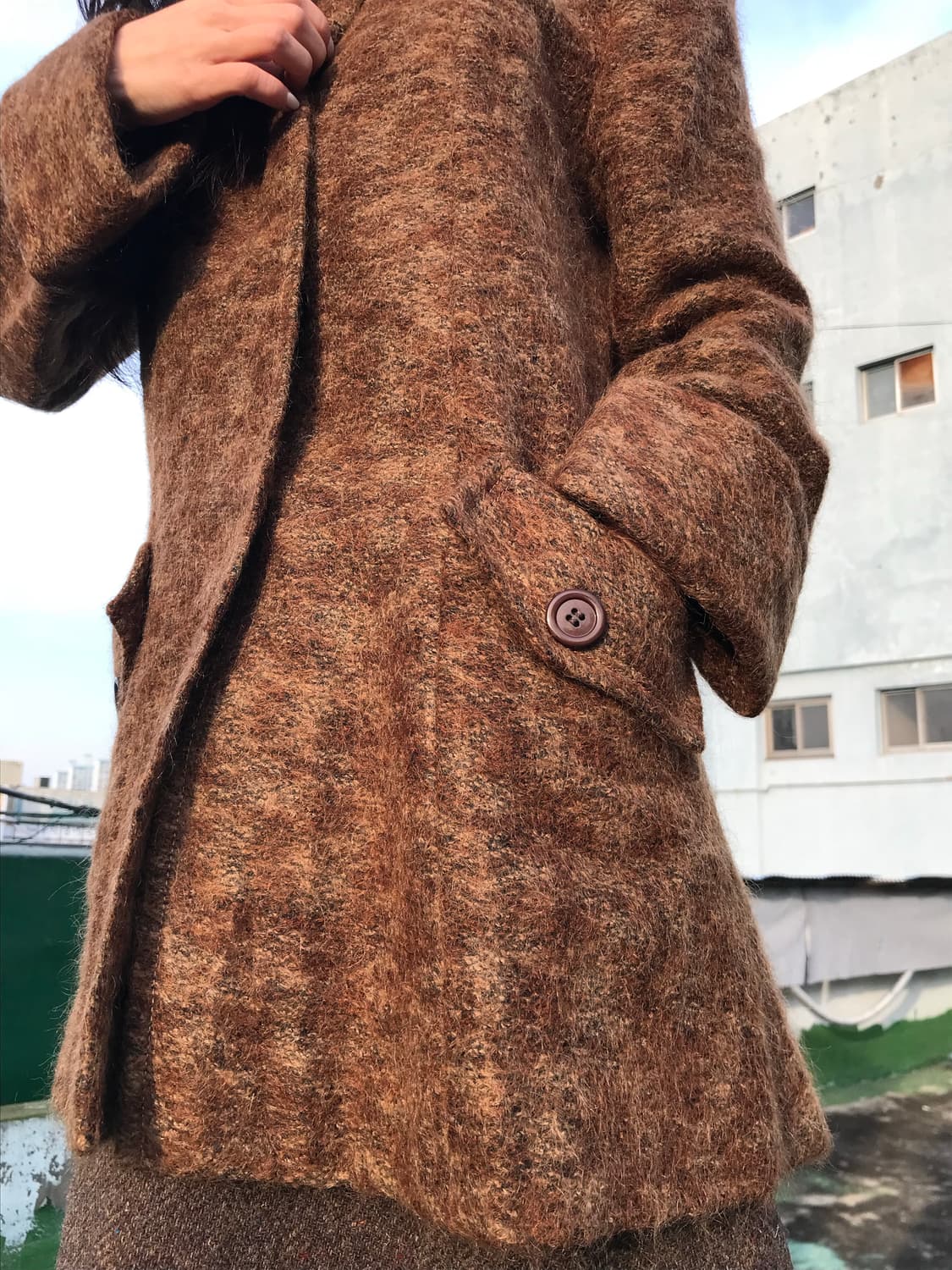 클래식 모카 빈티지 코트 상품이미지4