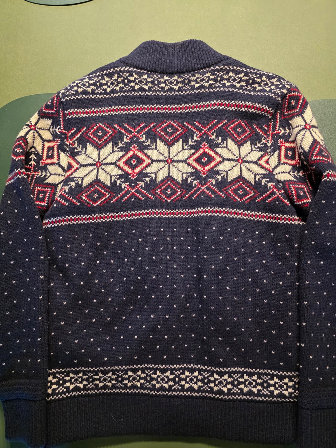 빈폴 노르딕패턴 방풍 집업가디건 상품이미지2