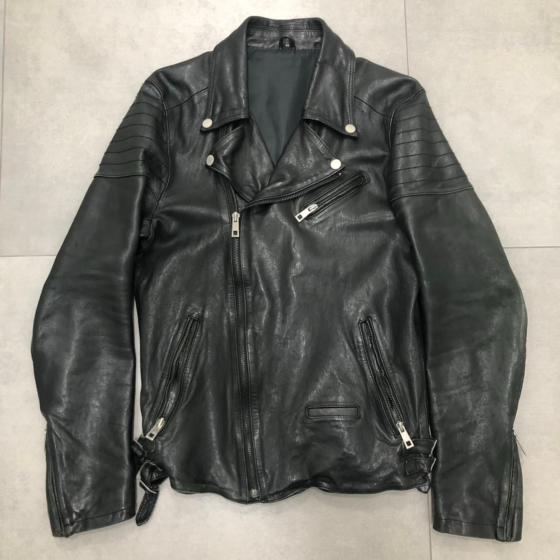 양가죽 램스킨 레더 가죽 바이커 바이크 자켓 상품이미지1