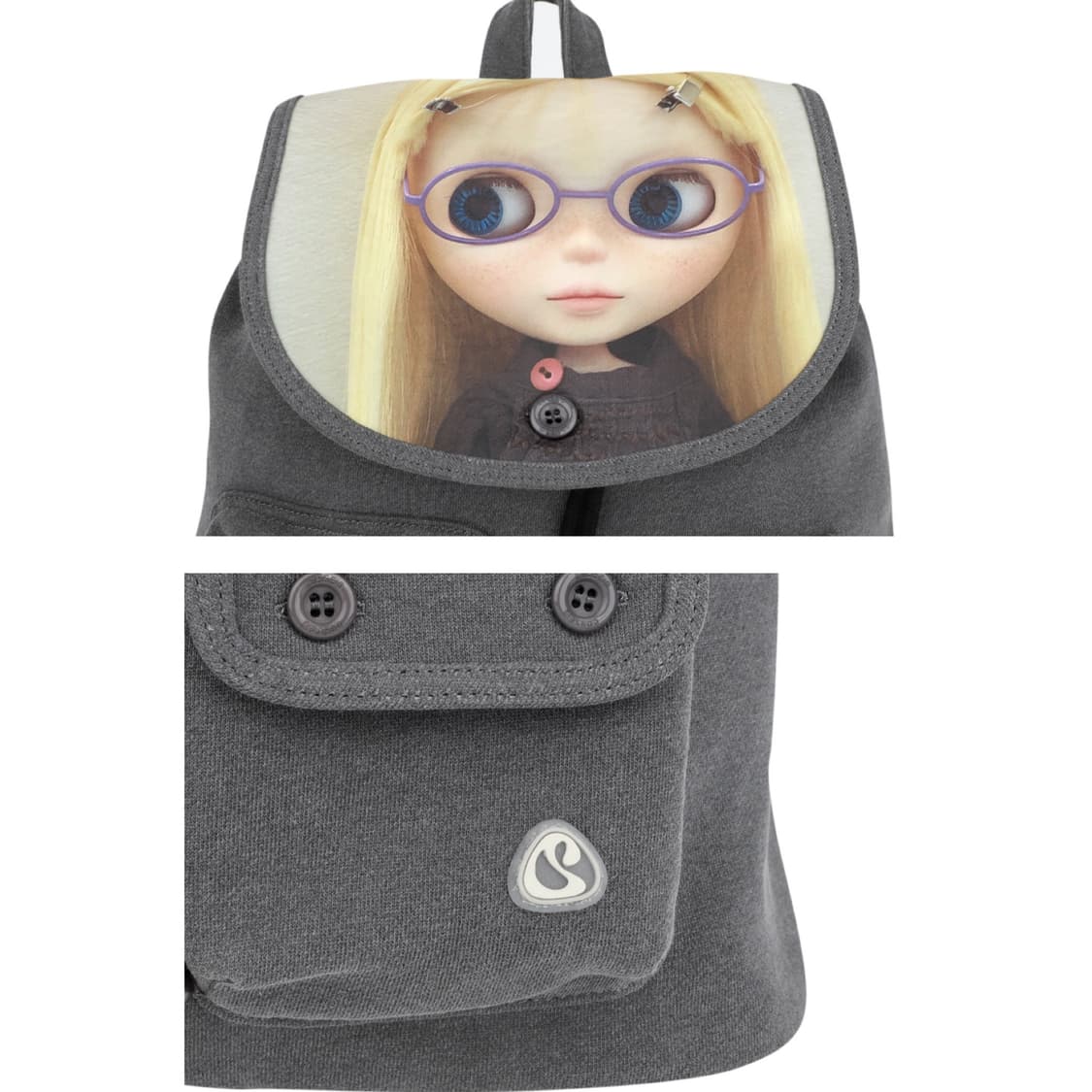 코이세이오 브라이스 피그먼트 백팩 차콜 블라이스 상품이미지6