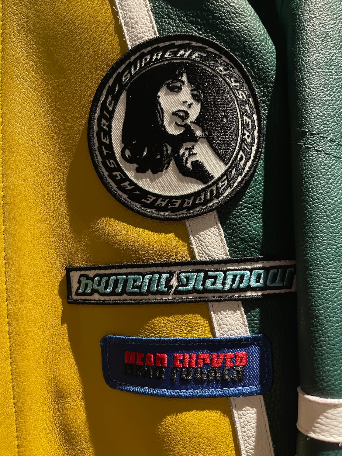 슈프림x벤슨x히스테릭글래머 라이더자켓 상품이미지4