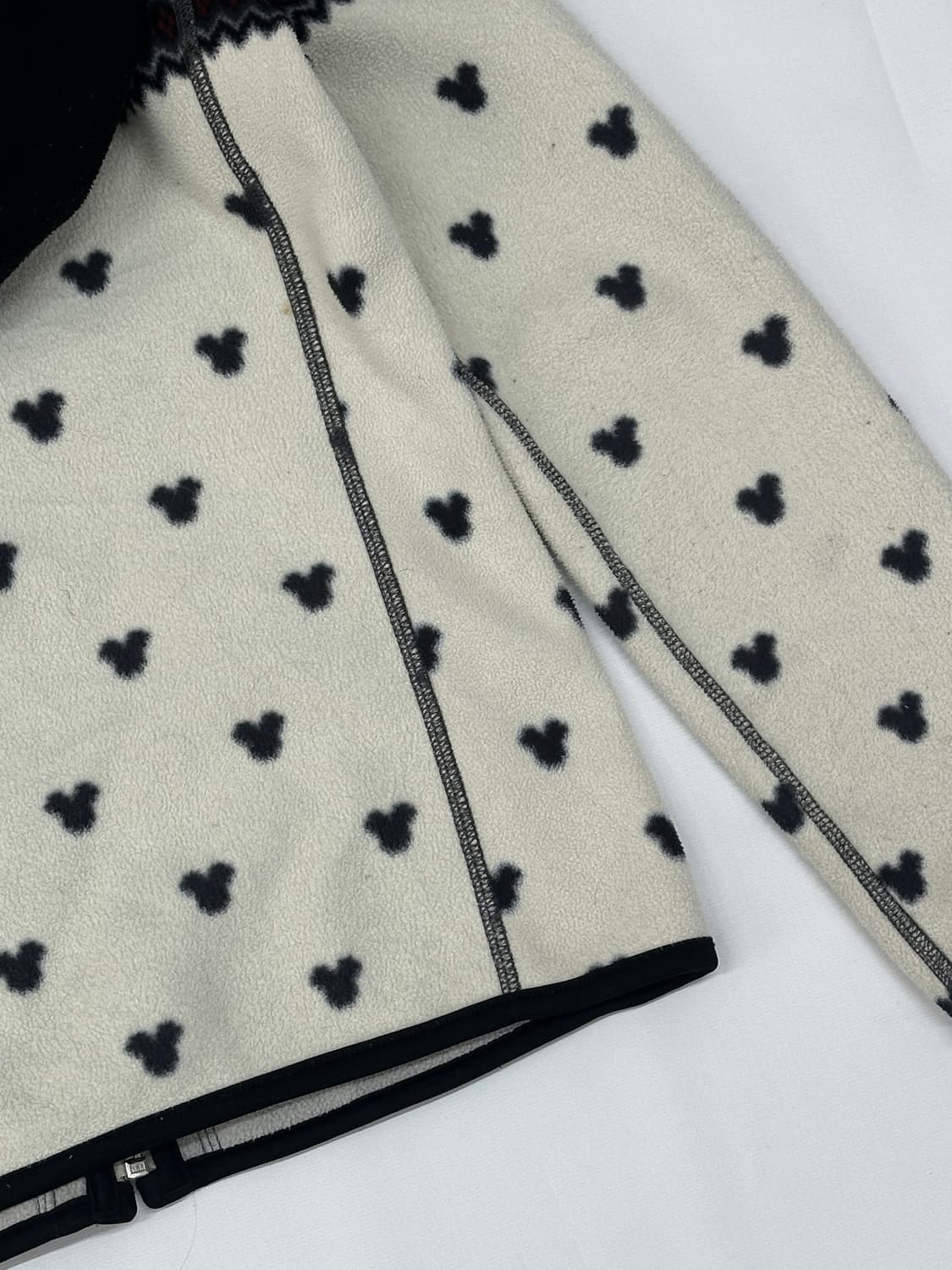 🖤미키마우스 디즈니 리버시블 후리스🖤 플리스집업 아우터 패턴  상품이미지6