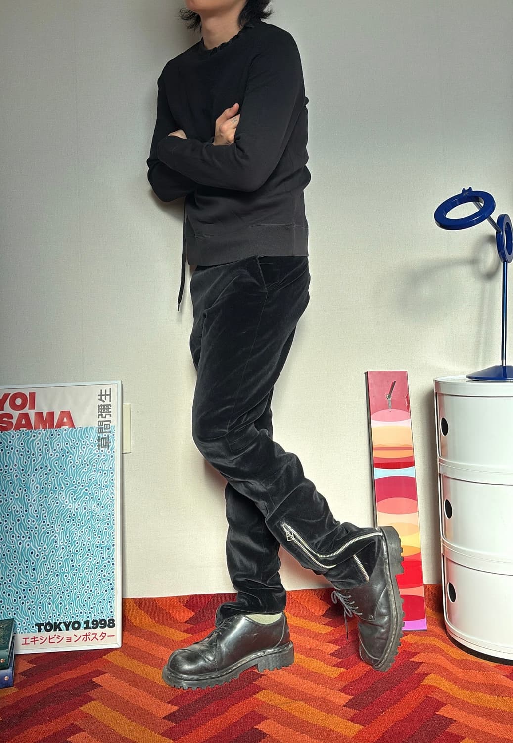 (rare) JPG Archive Velvet Marine Pants 상품이미지3