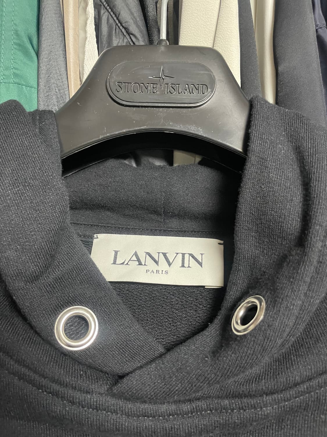 [xl] 랑방 Lanvin 블랙 후드 상품이미지2