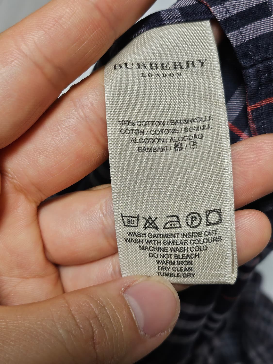 버버리 그래니룩 노바체크 셔츠 M 상품이미지6