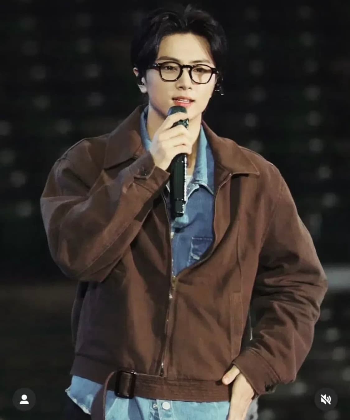 (M)렉토 24FW 빈티지 워시드 헤링턴 점퍼자켓 블루종 브라운 상품이미지9