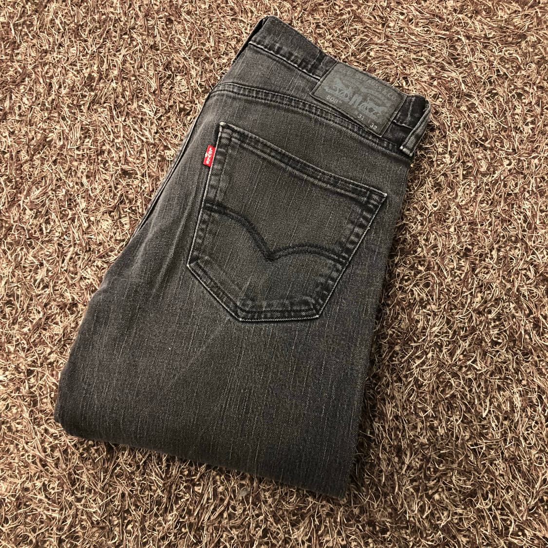 리바이스 508 블랙 워싱 데님 팬츠 상품이미지1
