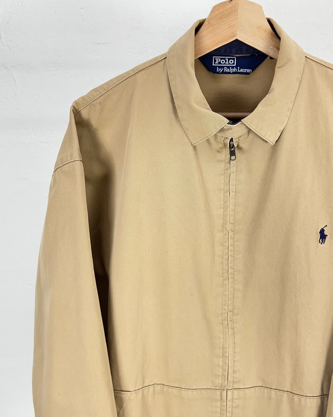 폴로 랄프로렌 라이트 브라운 코튼 쉘 스냅 버튼 스윙톱 자켓 상품이미지2