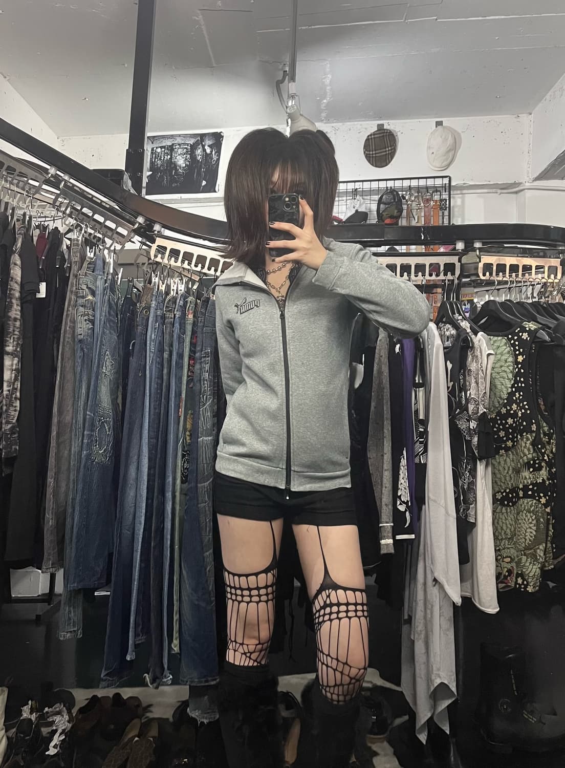 푸마 슬림핏 후드집업 상품이미지1