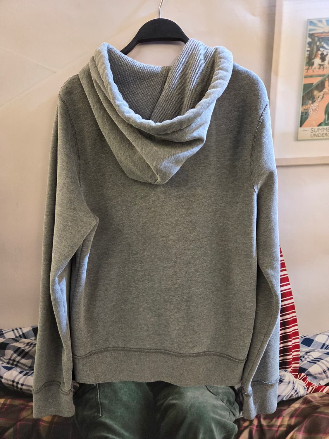 홀리스터 그레이 오버핏 후드집업 상품이미지6