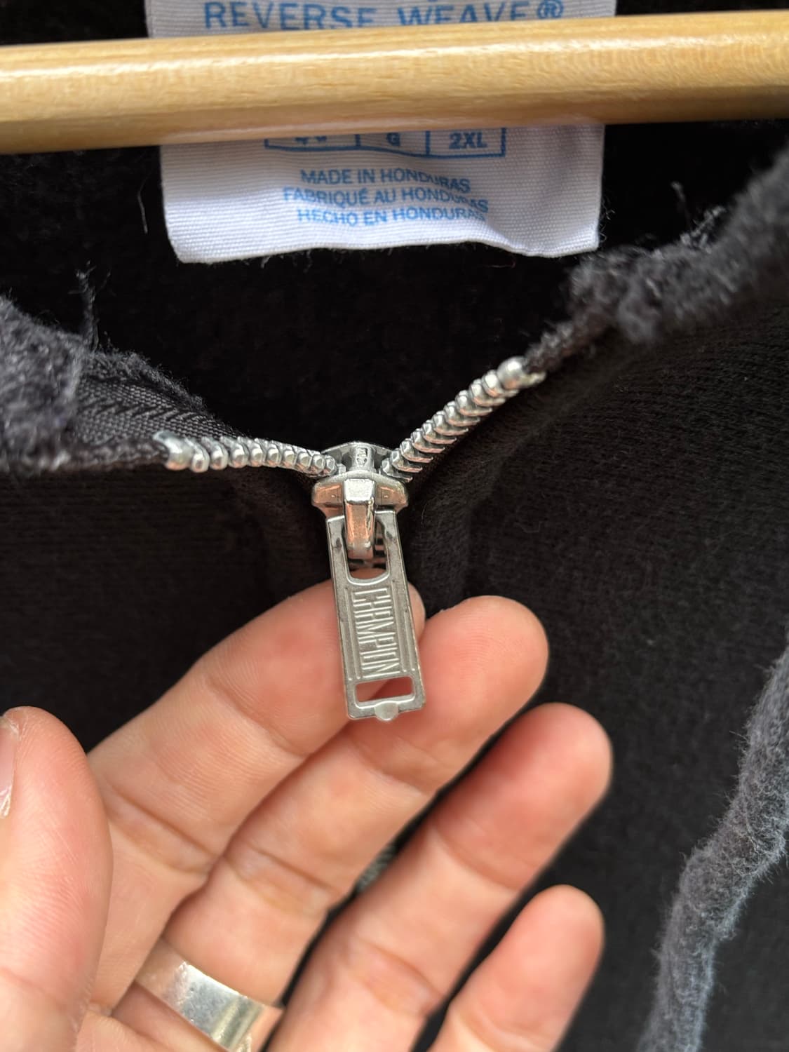 챔피온 리버스위브 집업후디 상품이미지3