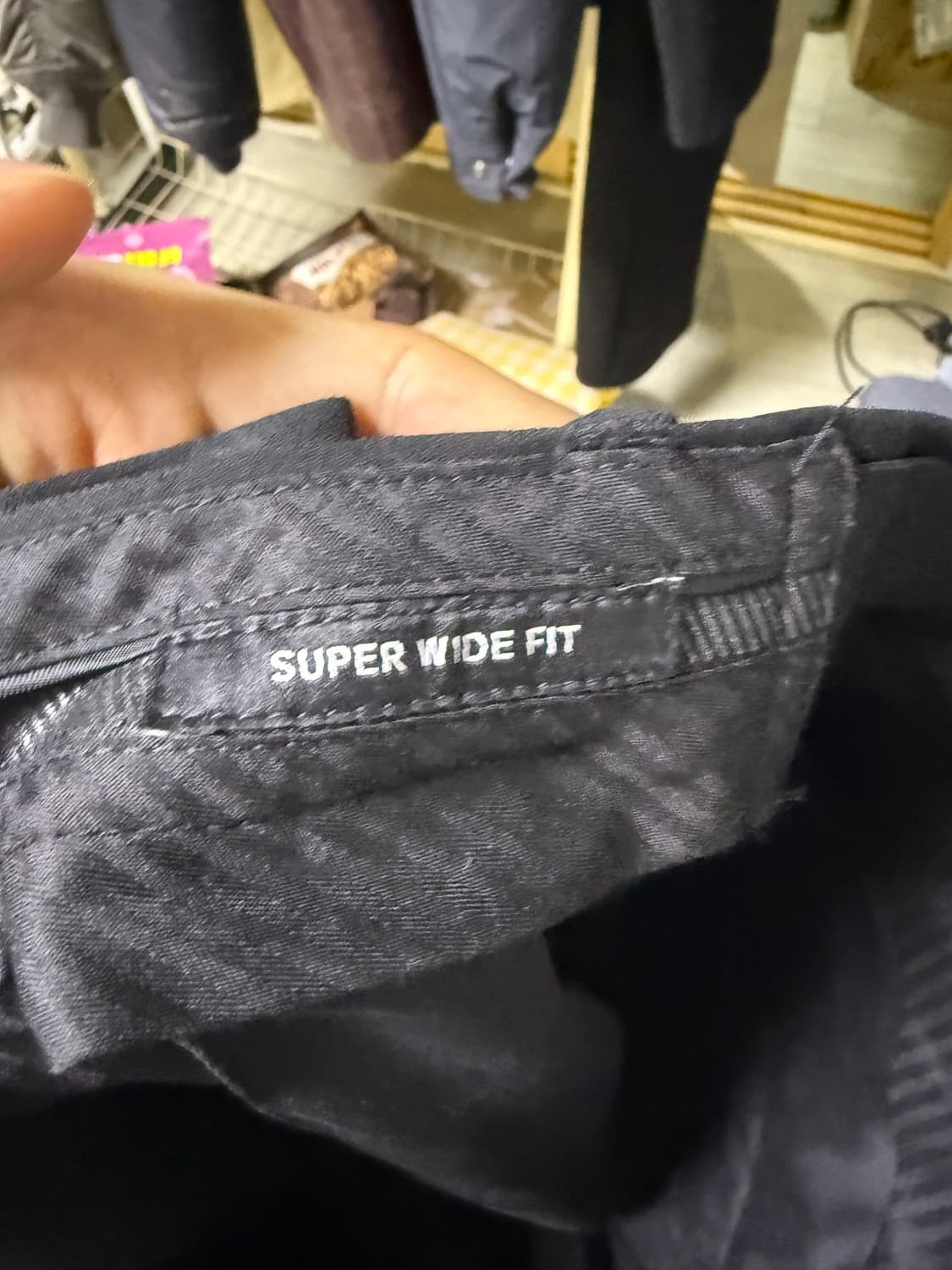 무탠다드 슈퍼 와이드 히든 밴딩 슬랙스[블랙] 29 상품이미지4