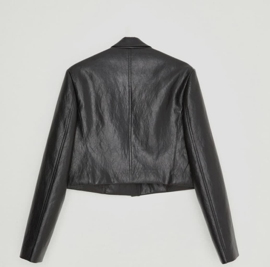 렉토 FAUX LEATHER CROPPED JACKET 레더 자켓 상품이미지3