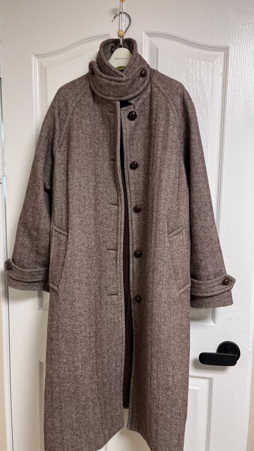 캐롤 코트(브라운 헤링본 코트) 상품이미지2