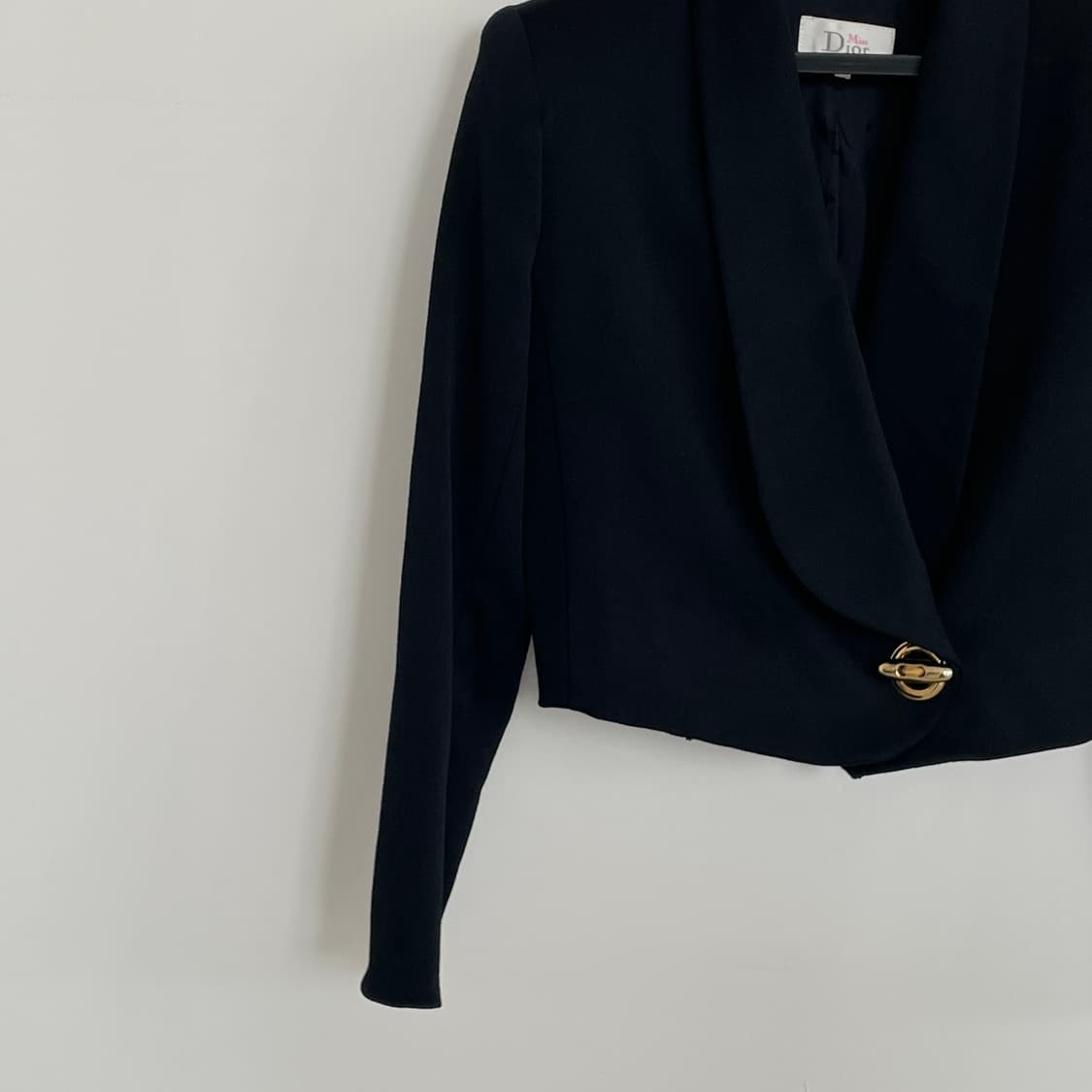 디올 블랙 크롭 블레이저 자켓 상품이미지4