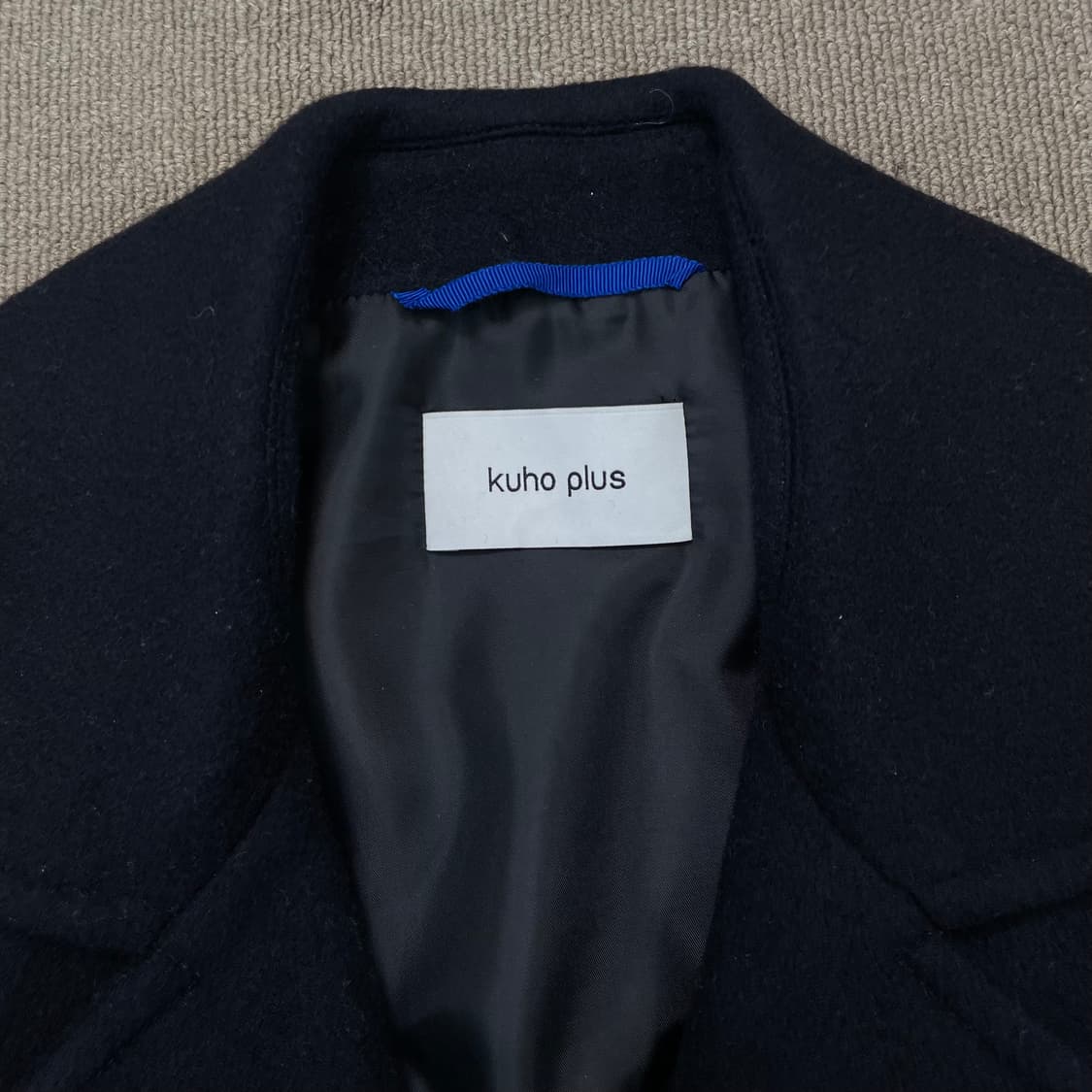 kuho plus 구호 플러스  숏 코쿤 오버핏 모직코트  상품이미지2