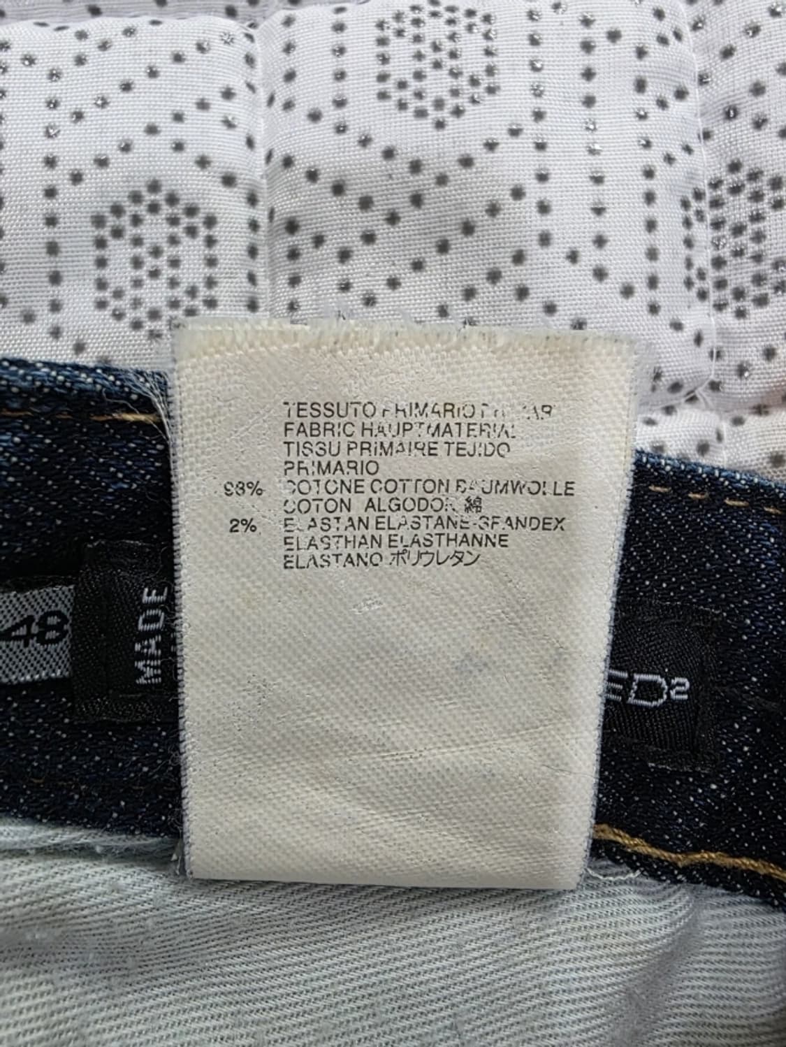 디스퀘어드 Dsquared2 데님 청바지 48 사이즈 상품이미지7