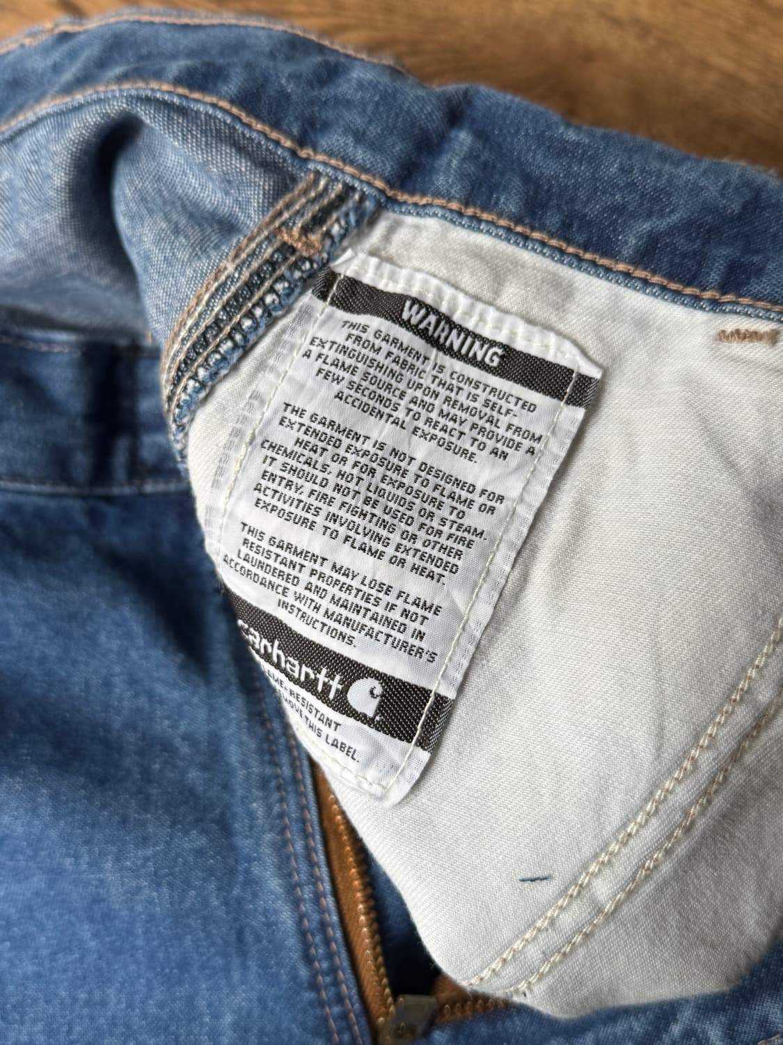 [34]칼하트FR USA 빈티지 워싱 싱글니 카펜터 워크 데님 팬츠 상품이미지7