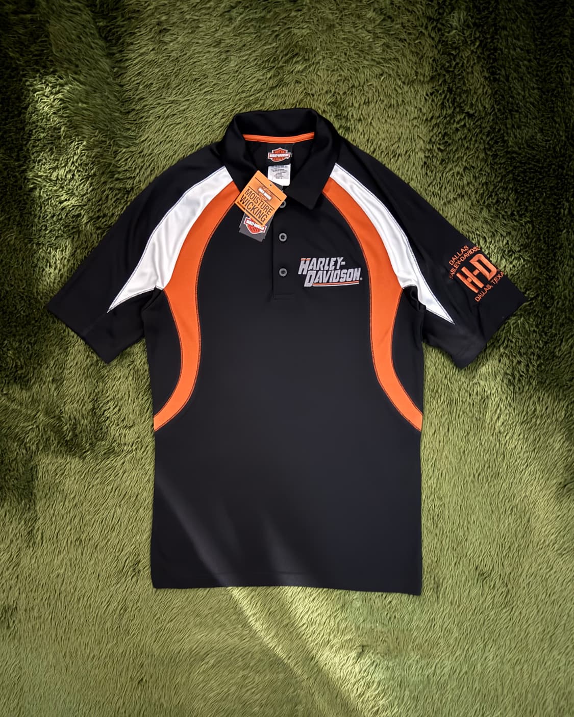 [S] 할리데이비슨 댈러스 딜러샵 유니폼 폴로 티셔츠 상품이미지1