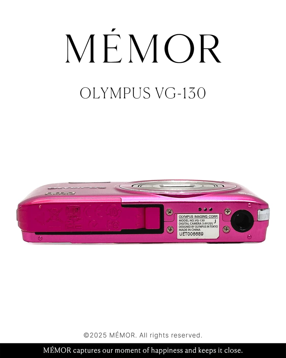 희귀/메탈핑크♥️OLYMPUS VG-130 올림푸스 디카 상품이미지4