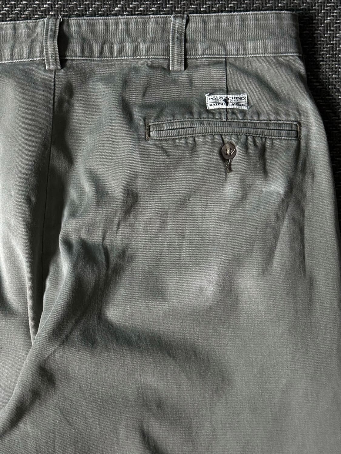 (36) 90s 폴로 랄프로렌 앤드류 더블 플리츠 치노 팬츠 상품이미지7