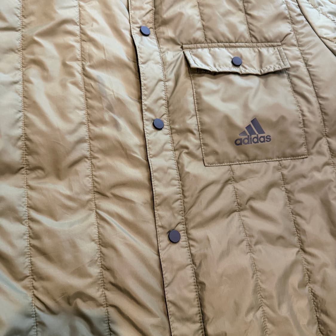 아디다스 프라임 그린 카키 퀄팅 자켓 상품이미지2