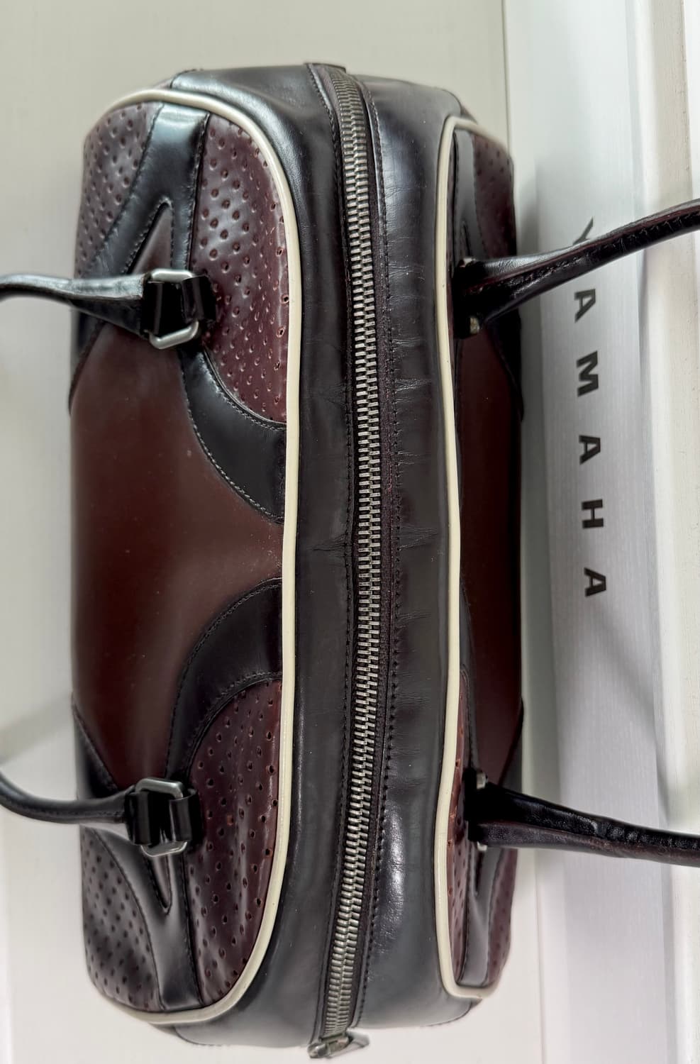 프라다 볼링백 핸드백 가죽 빈티지 브라운 보스턴백 토트백 90s 00s 상품이미지3