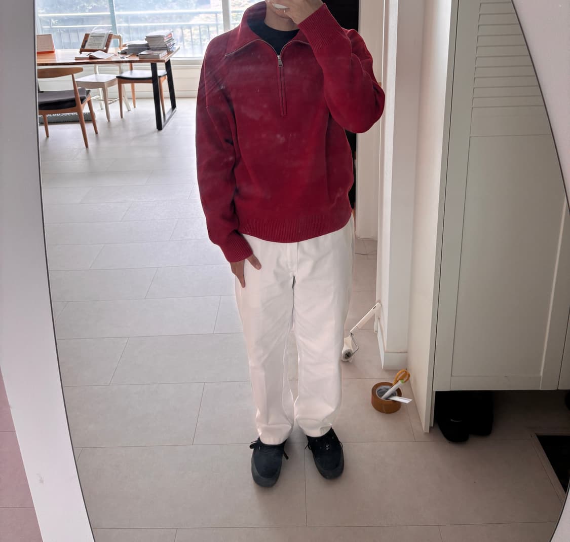 ZARA 50th NY 에디션 | 하이넥 레드 울 스웨터 상품이미지2